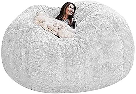 Riesiger Atmungsaktiv und bequem für Wohnzimmer Bohnen-Sack-Abdeckung Posh-Liege-Sofa-Bett-Abdeckung Sitzsack 5FT / 6TF / 7ft faul Sofa (kein Füllstoff)