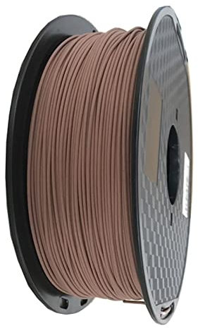 UDERUI Pla Filament 1.75,Pla Filament Holz Filament PLA 3D-Drucker 1,75 mm 250g / 0,5 kg / 1 kg 3D-Druckmaterial Licht Dunkelrot Holz Farbe Filaments Keine Luftblase (Color : Red Wood 250g)