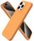 ORNARTO kompatibel mit iPhone 15 Pro Hülle Silikon 6,1 Zoll, dünne Handyhülle iPhone 15 Pro aus flüssigem Silikon, Kratzfeste und stoßfeste Schutzhülle iPhone 15Pro Case(2023) - Papaya