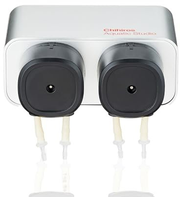 Chihiros Maté doseur de précision pour Aquariums récifs Idéal pour Les compléments de Dosage des récifs et Les traitements de l'eau 12 V DC pour Aquariums