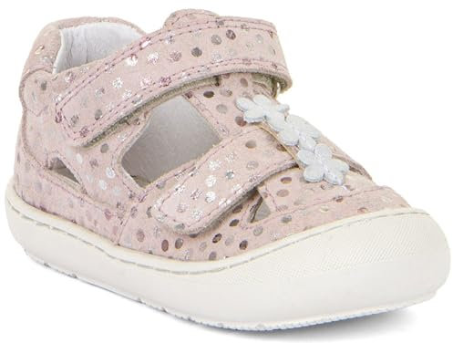 Froddo Snowboot/Barfu?Schuhe/Winterstiefel TEX Membran & Schurwoll Futter Purple G3160212 Kleinkinder Leder-Sandale mit Glanzeffekt Rosa (Pink+), Gr. 20