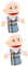 Vaguelly 2st Charakter-handpuppe Großeltern Handpuppen Opa-Puppen Performance-Marionette Plüsch Handpuppe Oma Opa Marionette Animiert Gehirn Kleinkind Erwachsener Bauchredner Pp Baumwolle