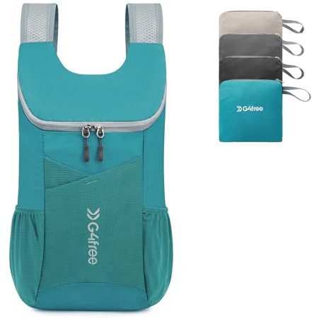 G4Free Ultraleichter Wanderrucksack, 11 l, kleiner faltbarer Wander-Tagesrucksack, lässige Outdoor-Tasche für Männer und Frauen