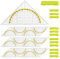 12Stk Geometrie Dreieck Klein Set, 15.7cm Funktionen Durchsichtige Geodreieck, Bruchsicheres Kunststoff Geo-Dreieck, Transparentes Geodreieck mit Griff, Dreieckslineal Winkelmesser für Schule Büro