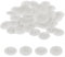 sourcing map 100PCS Screw Cap Covers, 17mm Waterproof Plastic Screw Decorative Caps for Phillips Cam Lock Nuts Self-Tapping Screws, Light Gray