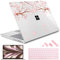 May Chen Compatible with Microsoft Surface Laptop Go 3 Go 2 Go 1 12.4 Inch Model 1943 2013 (2023 2022 2020 Release), Plastic Hard Shell Case with Screen Protector + Keyboard Cover, Butterfly Cherry