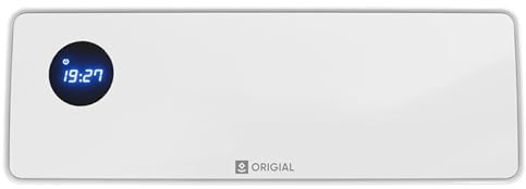 Origial AIRWARM WiFi Calefactor de Baño Split 2000W con Control WiFi y App Tuya, Radiador Cerámico PTC con Modos Eco 1000W y Turbo, Temporizador 24h, Control por Voz Alexa y Google, Montaje en Pared