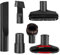 Universal 6-Piece Vacuum Cleaner Accessories Set for Henry Shark Hoover & Most Vacuums, Multi-Purpose Attachments Including Horsehair Brush, 2-in-1 Nozzle, Crevice Tool, Upholstery Brush & Adapter