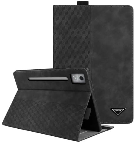 CXTCASE Coque pour Lenovo Idea Tab Pro 12.7 2025, Tablette Housse de Protection,Cuir PU Étui Case pour Lenovo Idea Tab Pro 2025, Noir