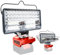 Tragbares Akku Lampe für Einhell 18V, 2 Helligkeit, 100W 8000LM LED Arbeitsleuchte, Kabelloses LED Strahler mit USB & Type-C 2 Ladeanschlüssen für Reparatur, Baustelle, Camping (Kein Akku) (8 Zoll)