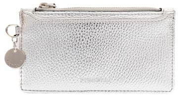 Fiorelli Women's Luna Elongated Card Case, Silver | Stylish Credit Card Holder, Slim Wallet, Faux Leather