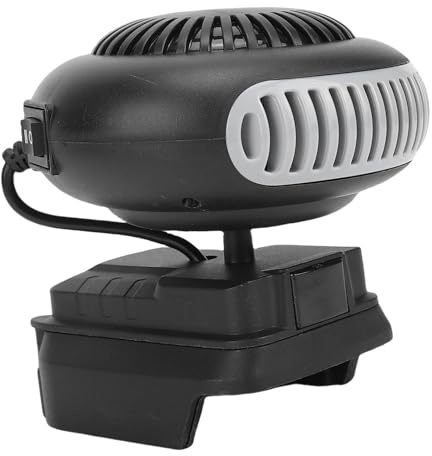 Luocute Kabelloser Raumheizer, 170 W, 2 Gänge, Schnelles Aufheizen, Enteisung, Batteriebetriebene Heizung, Geeignet für den Heim-Auto-Standort