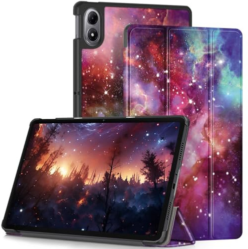 HEISHAYU Hülle für Xiaomi Redmi Pad 2 Pro 12,1 Zoll Tablet 2025,Schutzhülle mit Auto Schlaf/Wach Funktion,Milchstraße