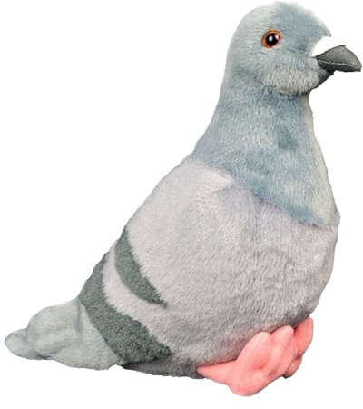 Pasbuteiy Gestopfte Taube Kuscheltier, Realistische Spielzeug Taube, Stofftier Vogel Für Kinder, Klassenzimmer, Geburtstag, Schlafzimmer