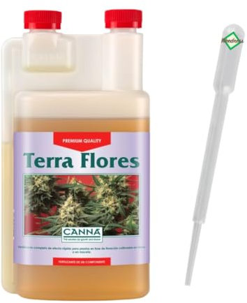 Weedness Canna Terra Flores 1 Liter - Blütephase Grow Anbau Indoor Dünger Bio Tomaten Blüte Gurken Flüssigdünger Organischer