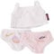 Götz 3402933 Unterwäsche Weekend - Puppenkleidung & Puppenzubehör für Babypuppen Gr. S von 30 - 33 cm und Stehpuppen Gr. XL von 45 - 50 cm