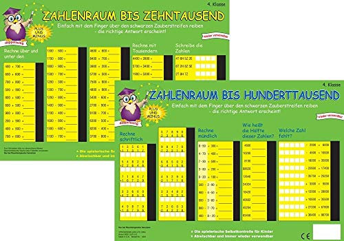 Prodesign Lernspiel Pressogram 4. Klasse - Plus und Minus - Zahlenraum bis 100000