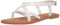 Amazon Essentials Sandales à Lanières Décontractées Femme, Blanc, 44.5 EU