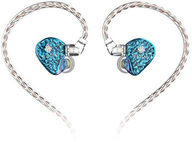HIDIZS MS2 Hybrid Dual-Treiber HiFi-Kopfhörer, 3,5-mm-In-Ear-Monitor-Kopfhörer, hochauflösende Audio-IEMs mit abnehmbarem Kabel 0,78 mm 2-polig für Android-Smartphones iPhone-Audio-Player