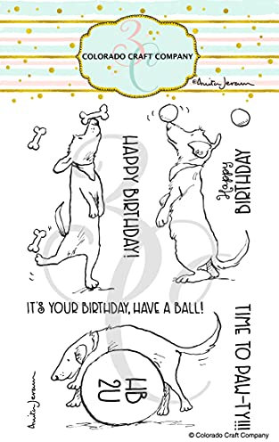 Colorado Craft Company AJ491 COLORADO Clear Stamp, Photopolymer, Watch This-von Anita Jeram