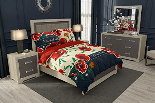 Halantex Frida Kahlo Bett Set Baumwolle Bettbezug 140x200cm Und Kissenbezug 70x90cm Original…