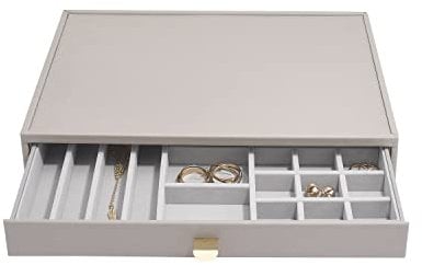 Stackers Taupe Supersize All In One Jewellery Drawer Layer