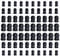XSHAO 70 Pezzi Pressacavo, 6 Disegni Pressacavo Impermeabile con Controdado per Cavi di Illuminazione Esterna Giardino Domestico e Apparecchi Elettrici (Nero)