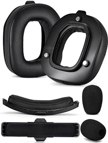 Kit de modificación A50 Gen 4 – Almohadillas de repuesto defean y diadema compatibles con auriculares Astro A50 Gen 4, almohadillas para los oídos, espuma mejorada con cancelación de ruido de alta