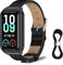 KoGiio Cinturino Compatibile con Amazfit Band 7, Gentiluomo Elegante Avanzati Cintura Ricambio, Uomini Donne Pelle Cinturino Compatibile con Amazfit Band 7