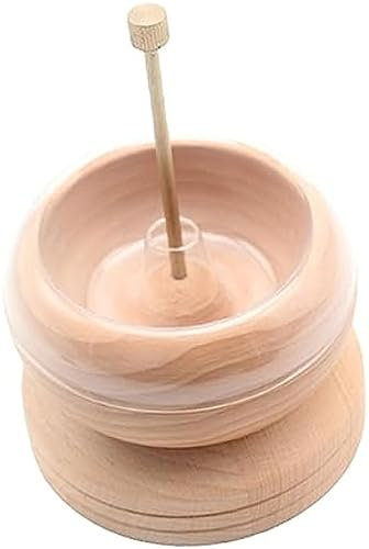 Bead Spinner Crafting Needle for Beading Beading Bowl Spinner Beads Loader Holders Wooden