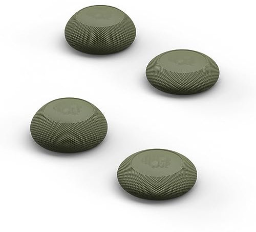 Skull & Co. Convex Thumb Grip Caps Joystick Cap Analog Stick Cover Thumbstick Grip Cover for Xbox (XSX/XB1) Controller - OD Green, 2 Pairs (4pcs)