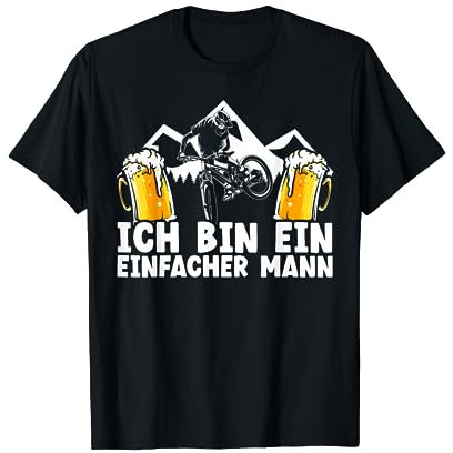 Fahrrad Sport Lustig Bier Fahrradfahrer Geschenk Radfahrer T-Shirt
