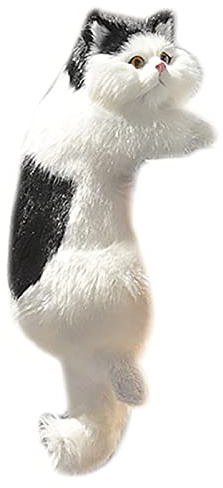 Colgante de gato de peluche con diseño de gato de peluche para decoración | de escritorio de TV del hogar