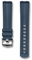TOPBD Für Omega Seamaster 300 Taucherarmbänder mit Dornschließe, 20 mm, gebogenes Ende, hochwertiges Fluoro-Gummi-Uhrenarmband, FKM Herren-Uhrenarmbänder (blau, 20 mm)