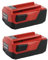 Lot de 2 Batteries Lithium-ION B22 22 V 5,0 Ah, Batterie d'alimentation, Compatible avec l'outil électrique sans Fil Hilti 18 V 21,6 V 22 V, Compatible avec la Batterie Hilti 22 V