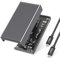 GEWOKLIY Lüfterlos 40 Gbps M.2 SSD Gehäuse, Aluminium NVMe Gehäuse für Thunerbolt 4/3, USB4 M.2 SSD Gehäuse für PCIe Gen4 Fits 2280/2260/2242/2230mm M B+M Key