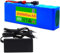 48V batteria agli ioni litio, 48V 30Ah 13S3P batteria scooter elettrico, con BMS + 54.6V caricabatterie, per 350W 500W 750W 1000w E-Bike Electric Bicycle Scooter T