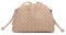 Huralona Elegante Clutch-Geldbörse aus veganem Leder, super weich, mit Wolkenmuster, Clutch-Tasche für Damen, PU-Abendtasche, Handtasche, Nude Woven, Small