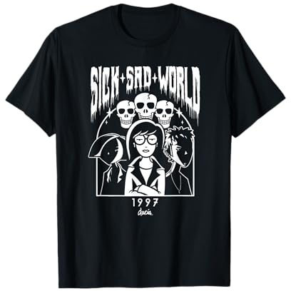 MTV Music Television Daria Group Shot Sick Sad World Maglietta