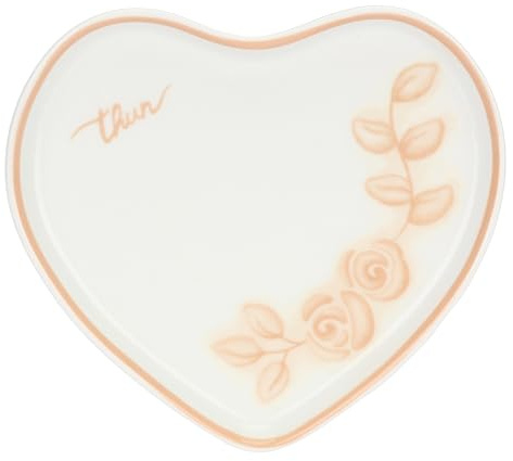 THUN - Untertasse in Herzform - Porzellan - Kollektion Bomboniera - 100 ml - 14 x 12,6 cm