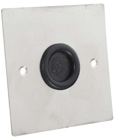 Amosfun Stainless Steel Socket Plate Cover Brushed Chrome Socket Covers Electrical Outlet Plate for UK Homes