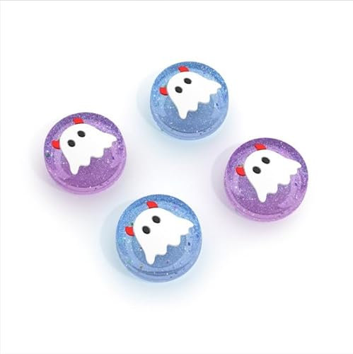 Joystick Kappen, 4 Stück Controller Stick Caps Thumb Grips Für Switch Für Switch/OLED/Lite, Für Switch Joystick-Abdeckung, Süßes Joy-Con-Daumengriff-Zubehör (Kleiner Teufel)