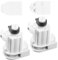 2 Pcs 3-1 Geared Roman Blind Sidewinder Chain Mechanism, White Pulley End Control Unit Replacement Part for Hillarys Other Roman Blinds Track Heavy Duty Spare Parts Repair Accessories
