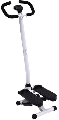 Stepper für Zuhause 150Kg Mini Stepper Geringeres Rauschen für Zuhause Stepper mit Bildschirm und Anti-Rutsch-Pad Ideal für Zu Hause, Im Fitnessstudio Oder An Anderen Orten, Schwarz