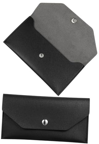 Tofficu 2 Stück Wiederverwendbares Damen Budget Umschlag Geldbörse aus Kunstleder Schlankes Cash Organizer Portemonnaie mit Separaten Fächern für Bargeld Münzen und Belege für Reisen und