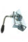 GENUINE PRESSED STEEL SPLIT CLAMP 48MM, TRAILER JOCKEY WHEEL, PROP STAND, MP424 MAYPOLE
