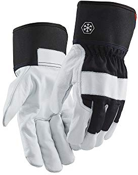 Blaklader 2288390099107 Arbeitshandschuh Gefüttert, Schwarz/Weiss, Größe 7
