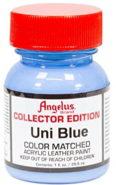 Angelus Leather Paint, Collector Edition, Uni Blue, 1oz jar (727-01-347)