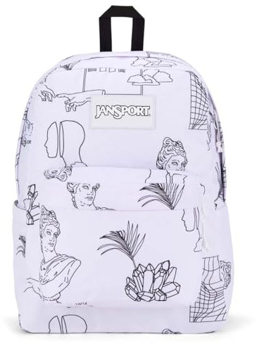 JanSport Superbreak, Mochila Unisex adulto, Lila (Lilac/Print), Talla única