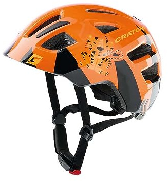 Cratoni Maxster Fahrradhelm Tiger/Orange Glänzend S/M